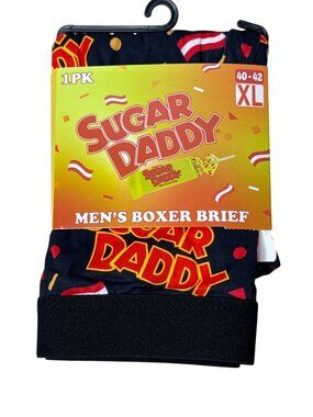 Sugar Daddy Mens Boxer Briefs XL Candy Graphic Novelty Underwear
